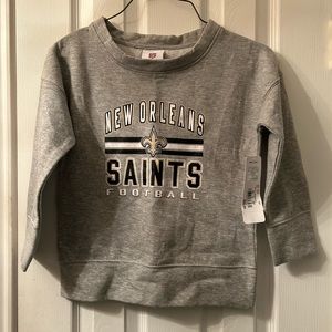 Girl Saints Football Sweatshirt NFL